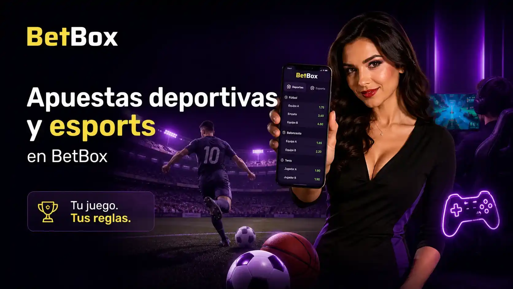 Apuestas deportivas y esports en Betbox
